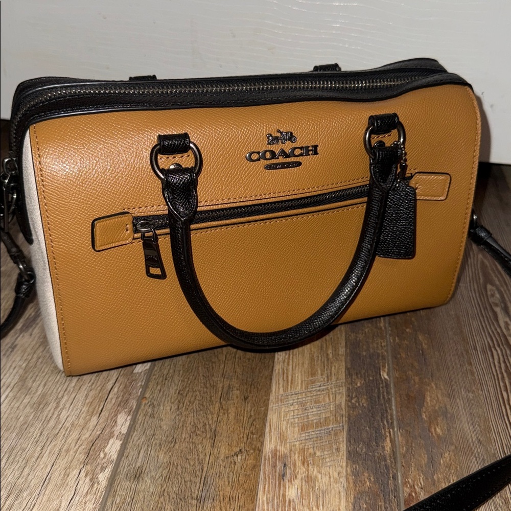 Coach Rowan Satchel Colorblock
